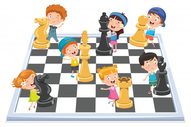 cartoon character playing chess game 29937 4052